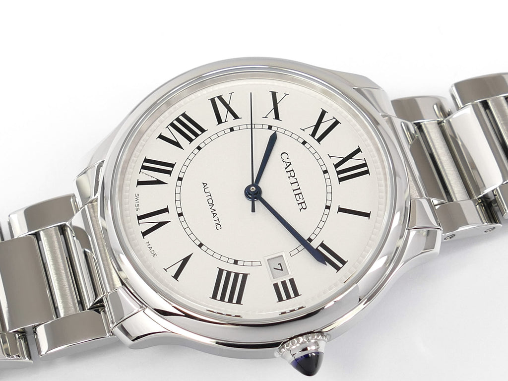 Cartier Ronde Must WSRN0035 Silver Roman Numeral Dial 4440