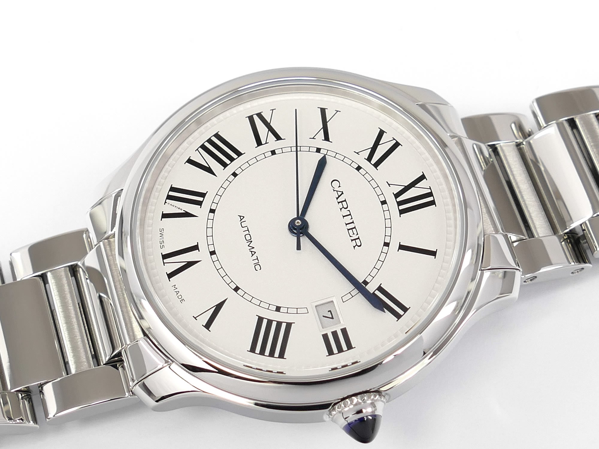 Cartier Ronde Must WSRN0035 Silver Roman Numeral Dial 4440