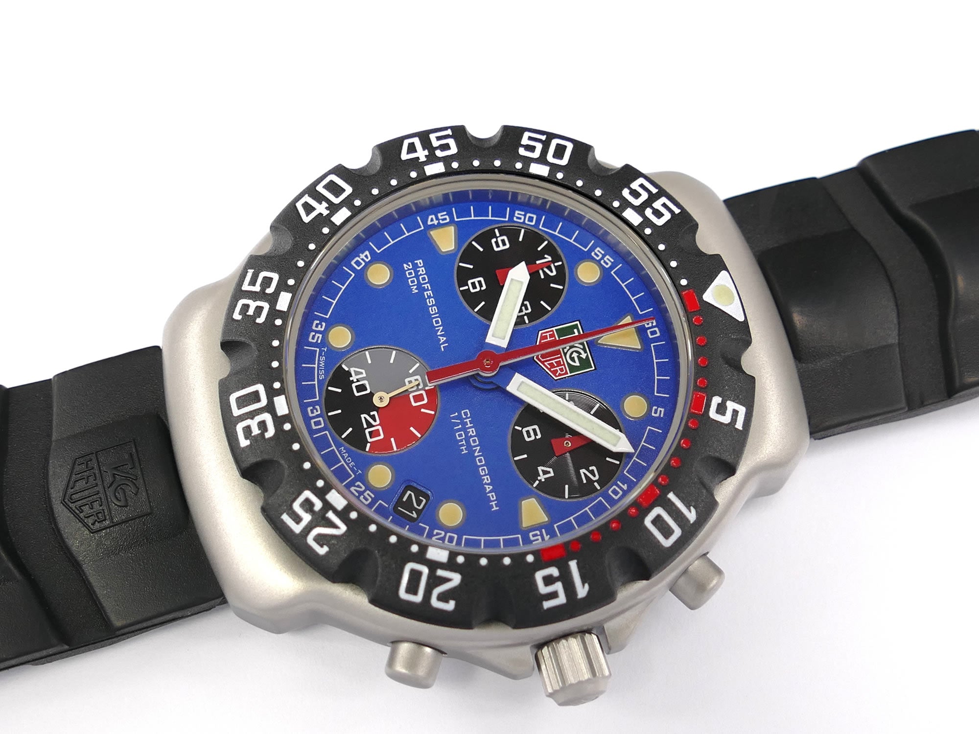 TAG Heuer Formula 1 CA1210-1 Blue Chronograph with new bezel