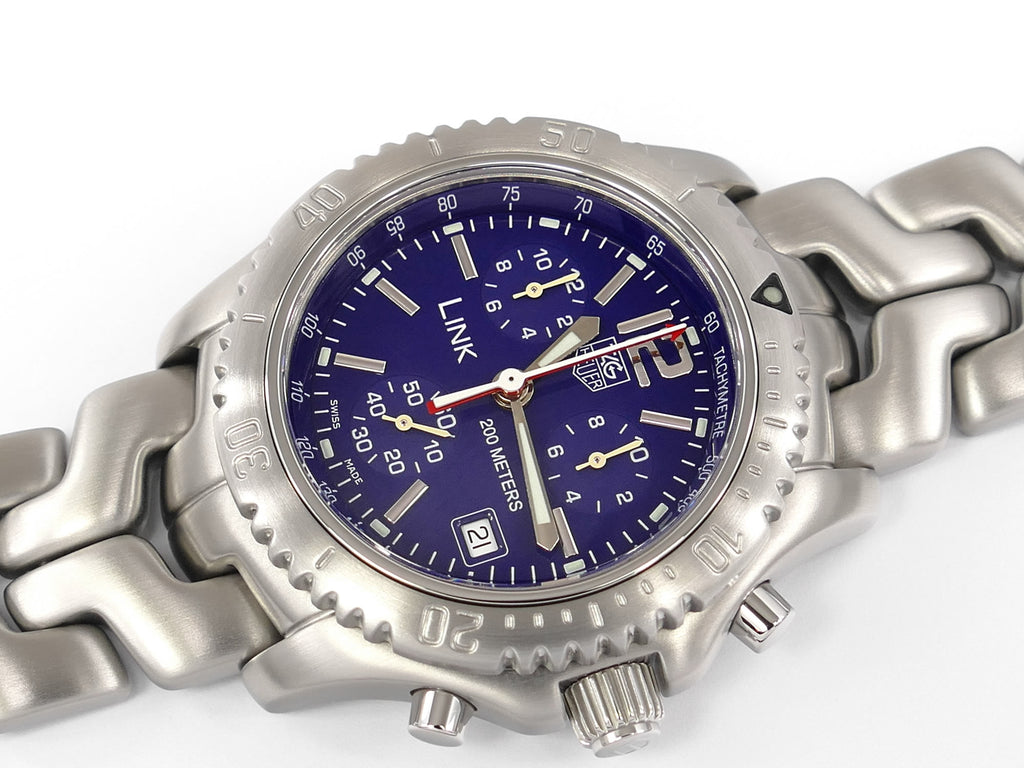 TAG Heuer Link Chronograph Blue Dial CT1110.BA0550