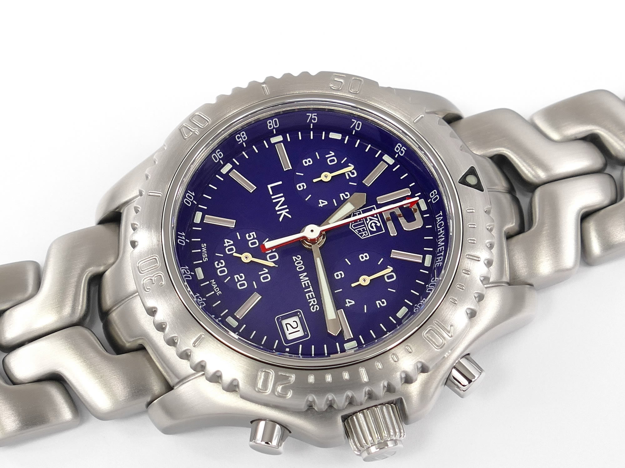 TAG Heuer Link Chronograph Blue Dial CT1110.BA0550