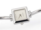 Gucci Silver Square Dial Stainless Steel 1900 L