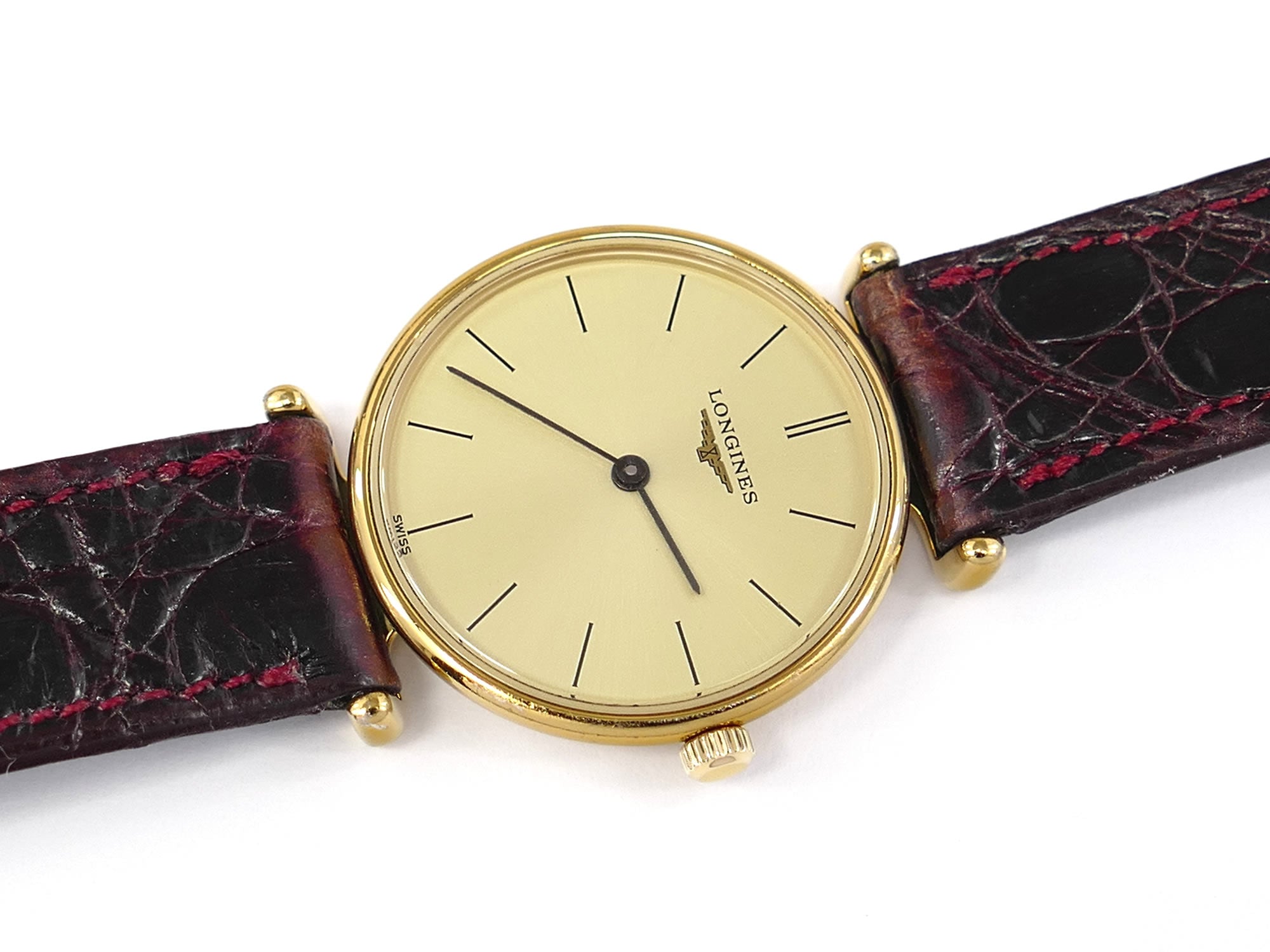 Longines La Grande Classique L4.135.2.32.7 Champagne Dial Gold PVD 