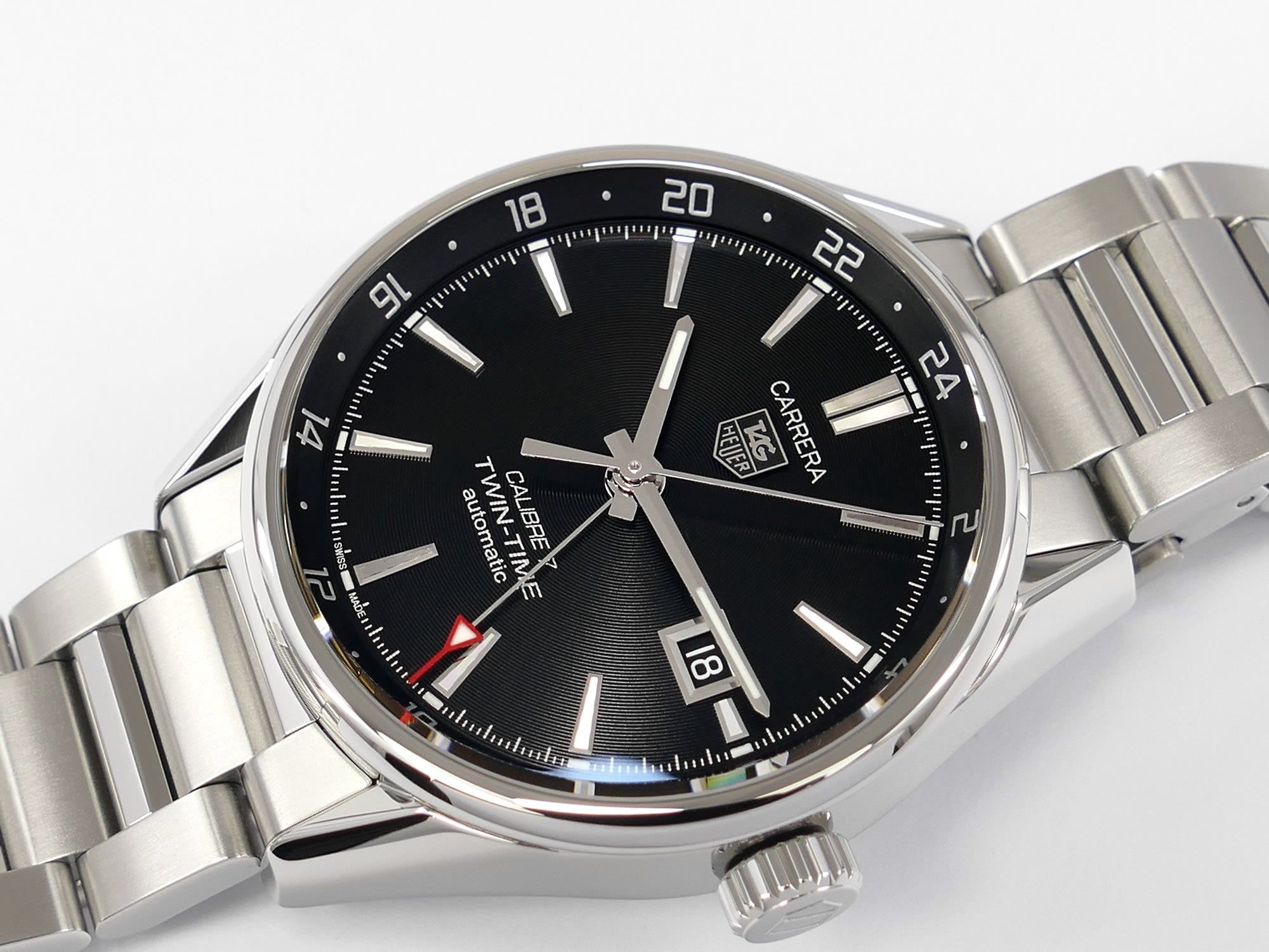 TAG Heuer Carrera Twin-Time Black Automatic GMT WAR2010.BA0723