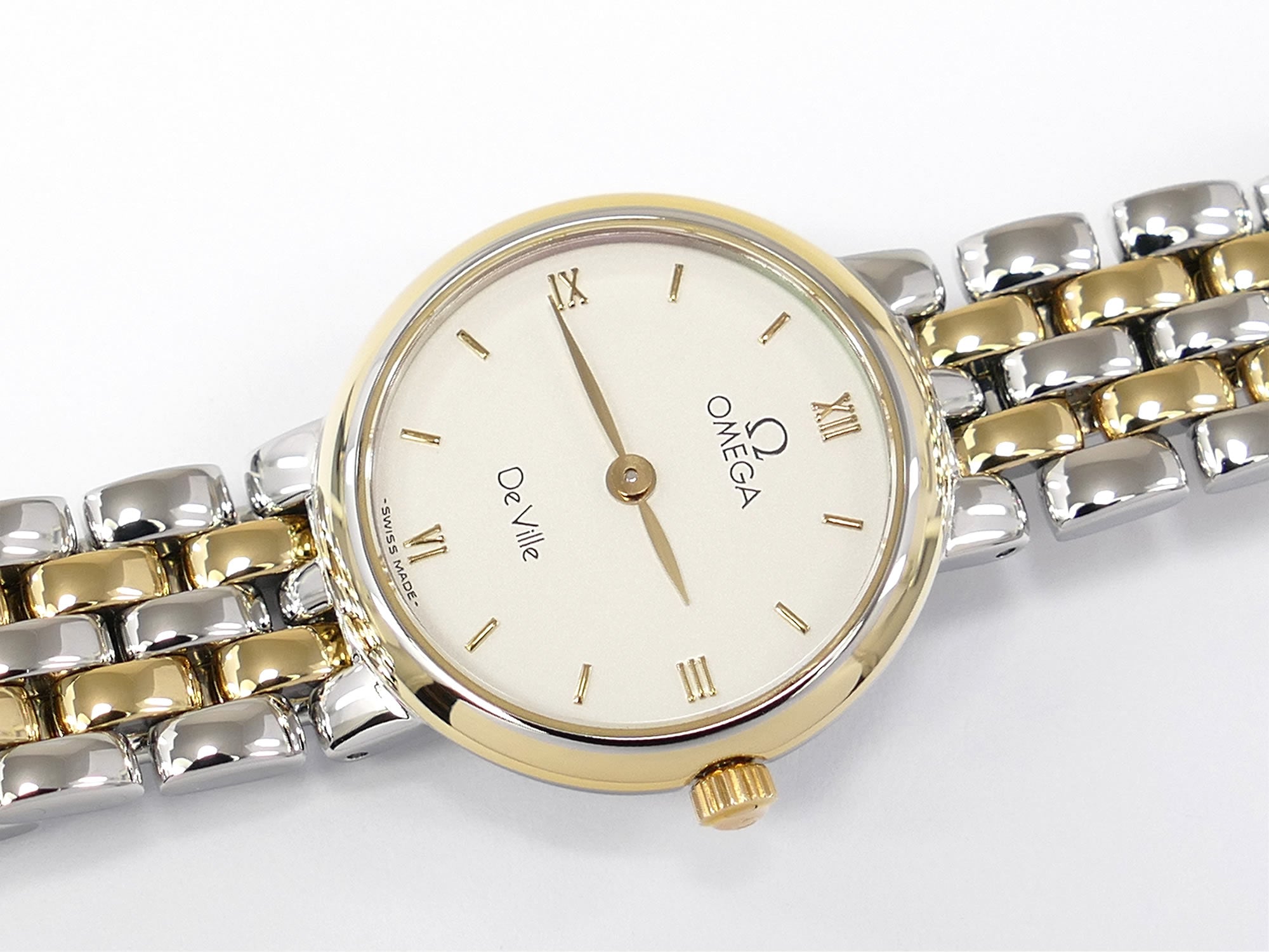 Omega De Ville 7260.33.00 Stainless Steel and 18k Solid Gold
