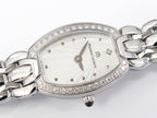 Maurice Lacroix Selena Silver Dial 33 Diamonds Tonneau SE4012-SD502-150