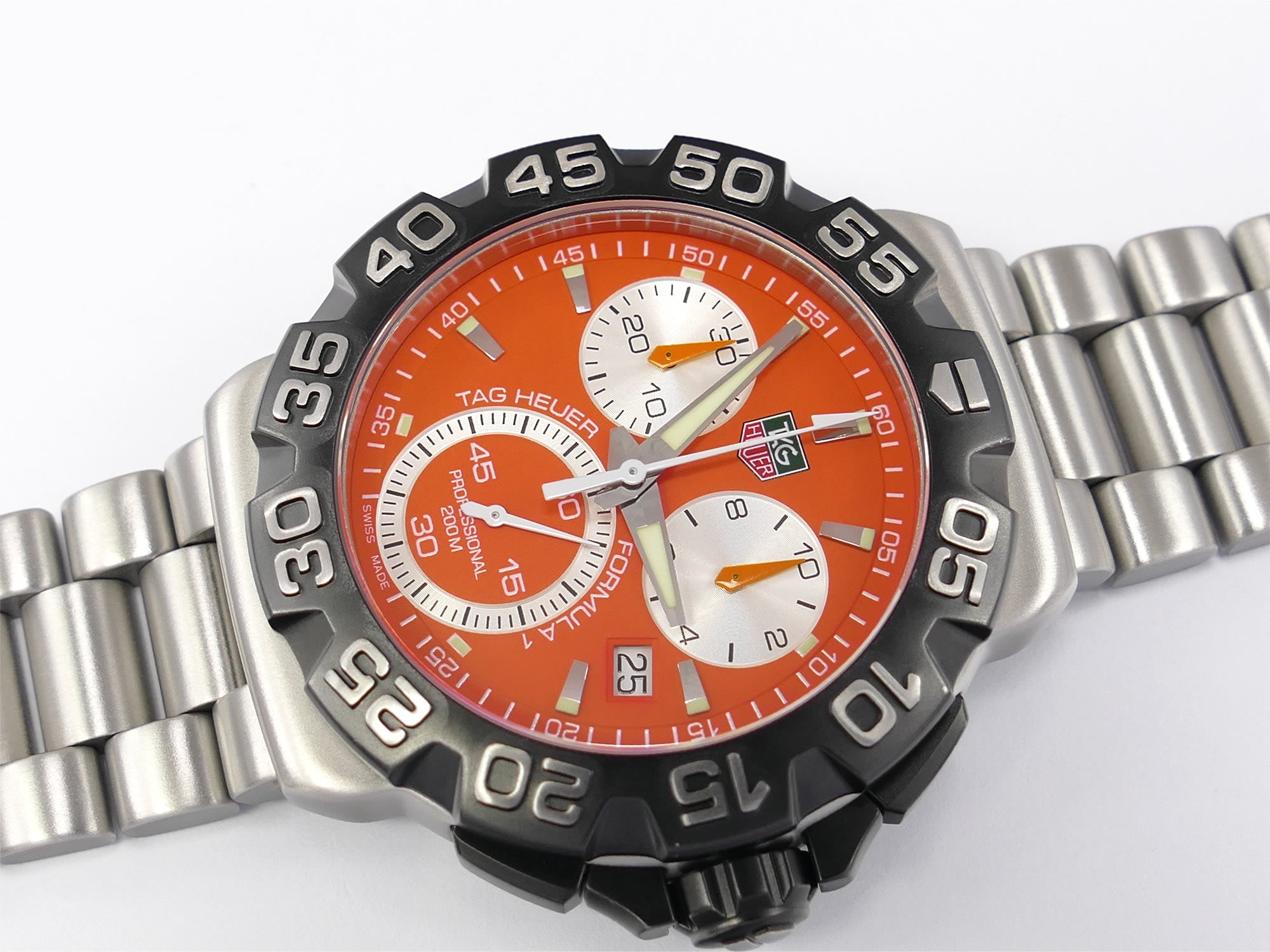 TAG Heuer Formula 1 Chronograph Orange Dial CAH1113.BA0850
