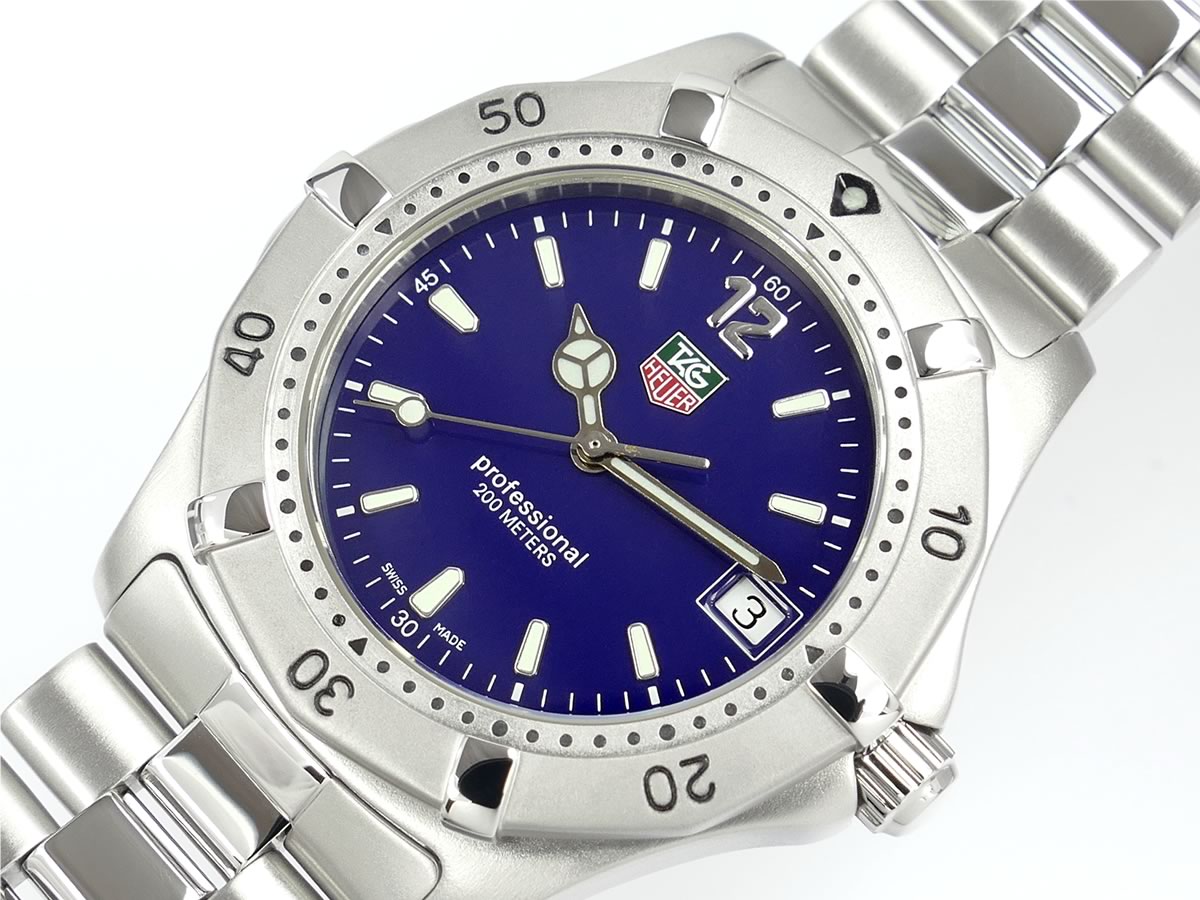 TAG Heuer 腕時計 ブルー2000シリーズ　WK-1113 本体のみ TAG Heuer 2000 Blue Dial WK1113.BA0311 – SWWatches