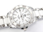 TAG Heuer Aquaracer White Dial & Ceramic bezel WAY141B.BA0919