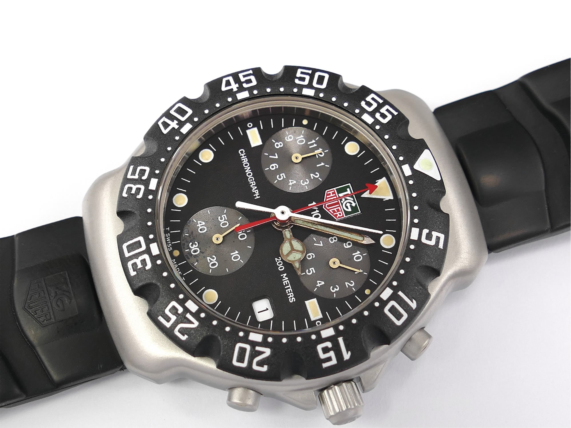TAG Heuer Formula 1 CA1211-R0 Black Chronograph New Bezel