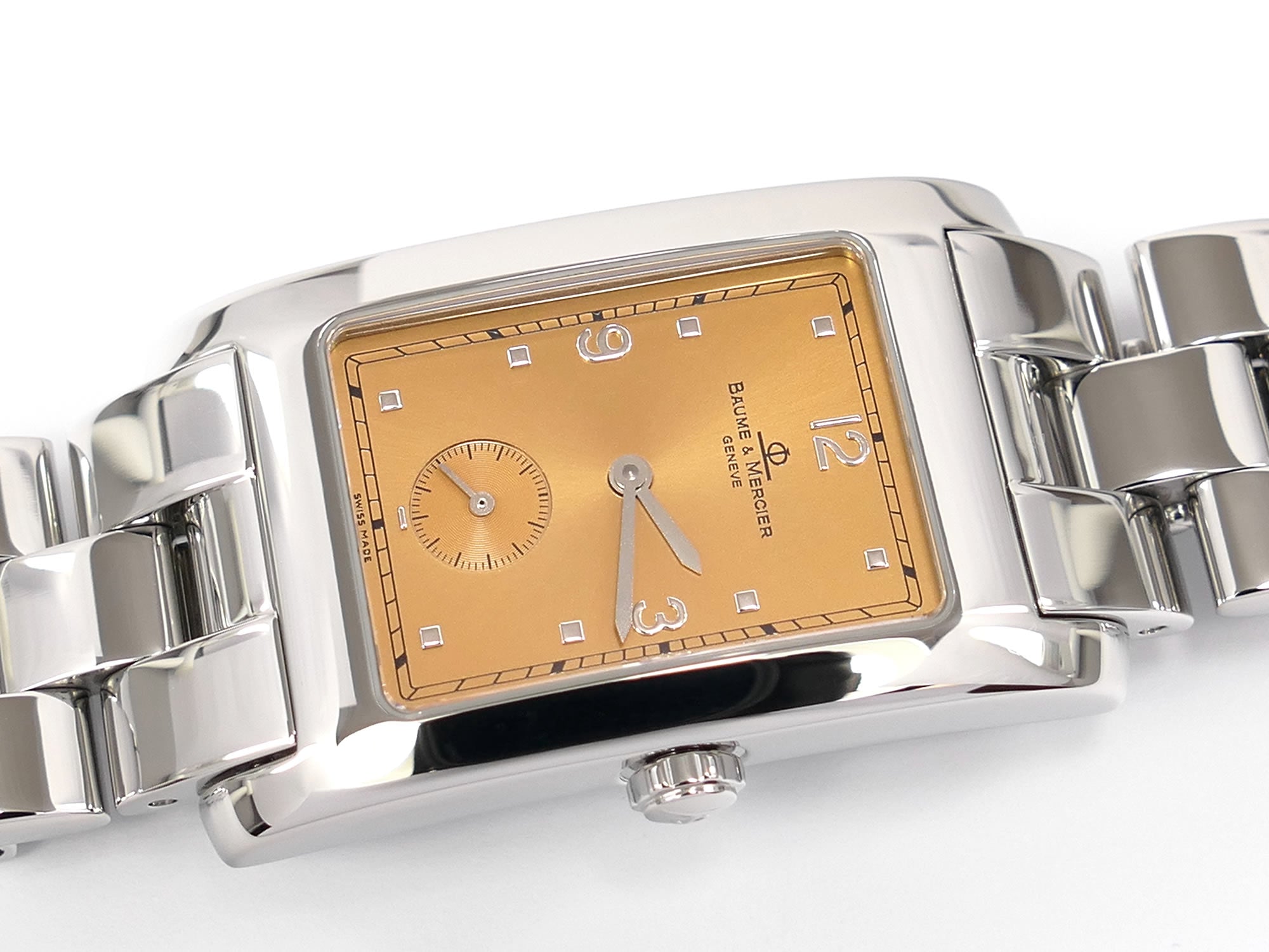 Baume & Mercier Hampton MV045063 Copper Rectangular Dial