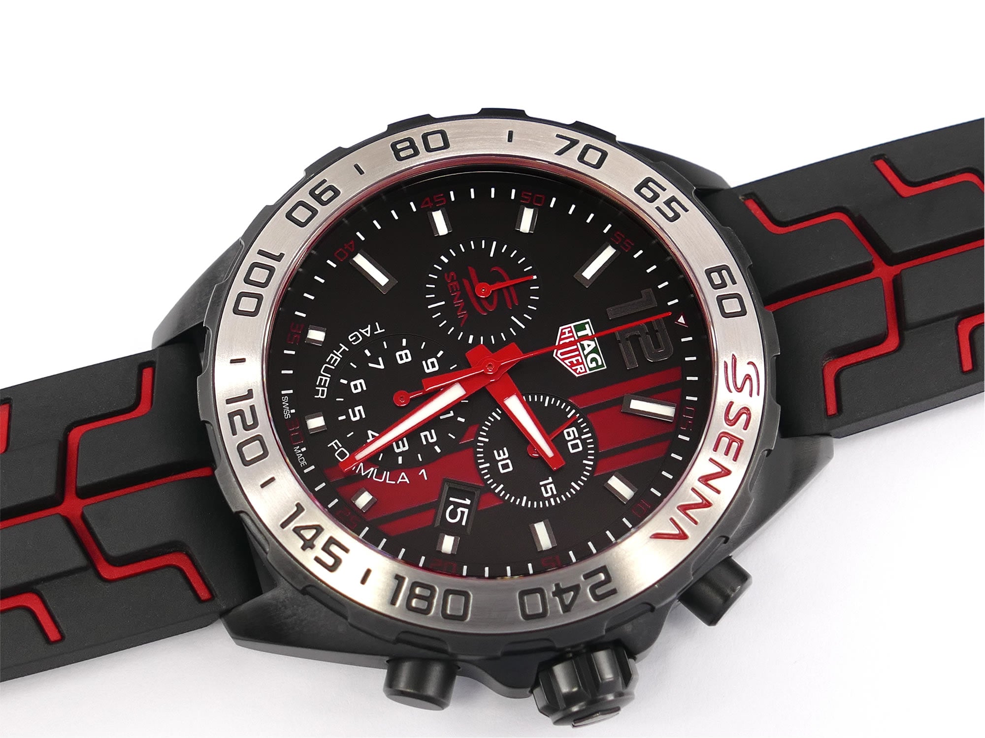 TAG Heuer Formula 1 Black Senna Edition Chronograph CAZ1019.FT8027