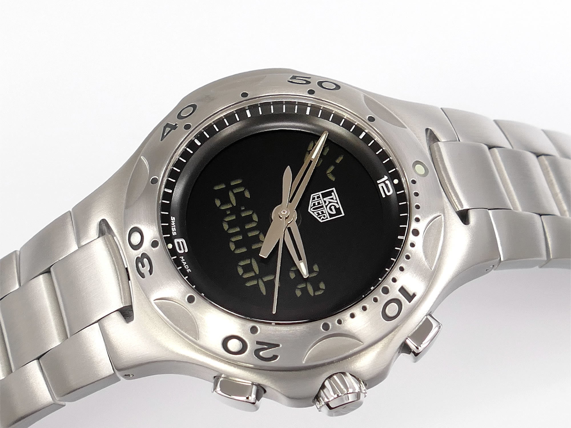 TAG Heuer Kirium F1 CL111A.BA0700 Black Multifunction Chronograph Alarm