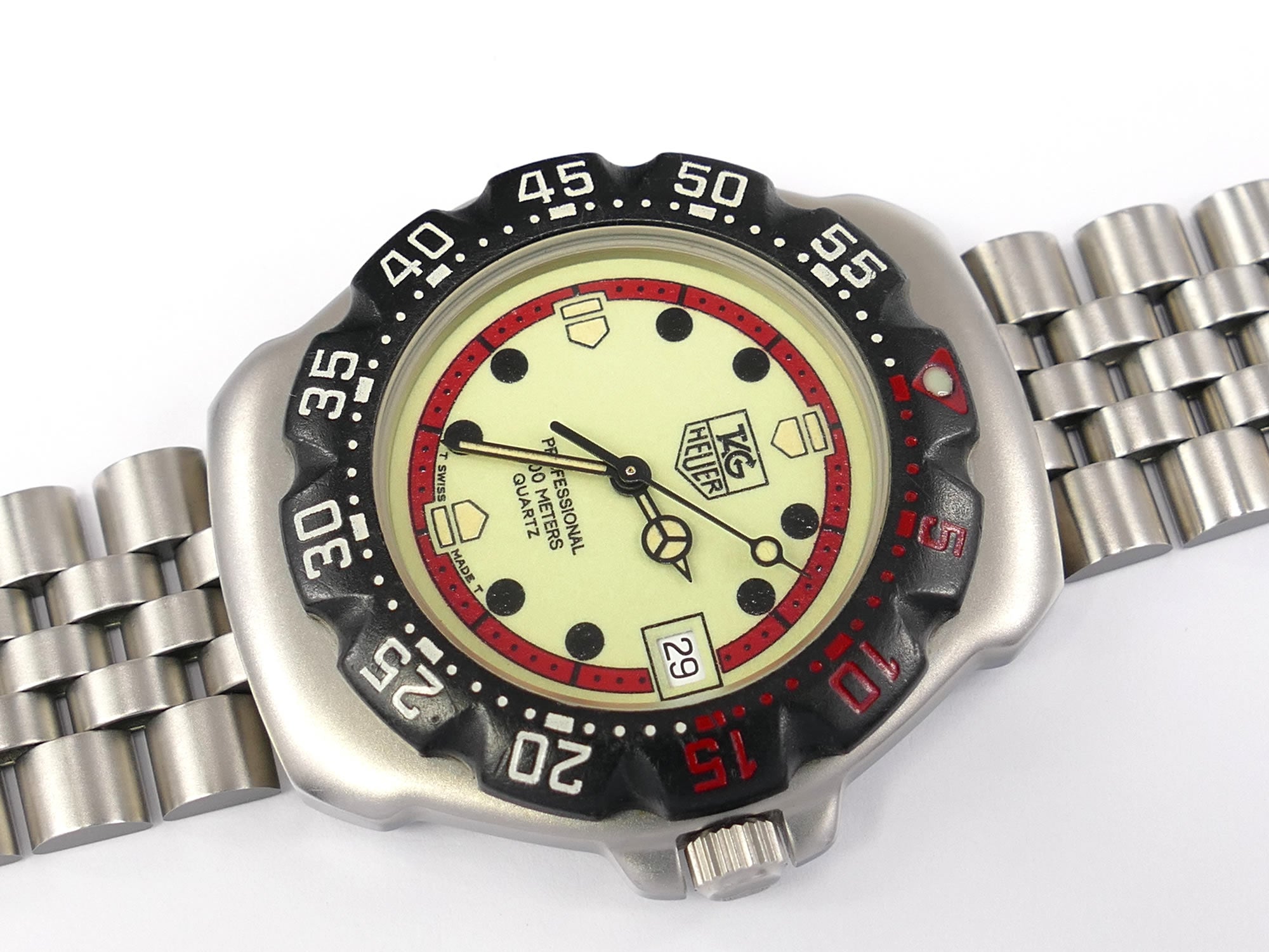 TAG Heuer Formula 1 WA1211 Luminous Dial Red Accents