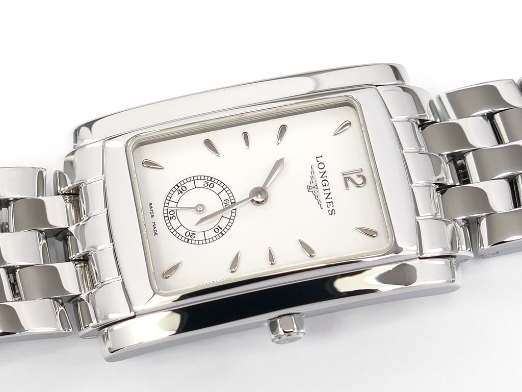 Longines DolceVita Rectangular White Dial L5.655.4.16.6 seconds sub dial