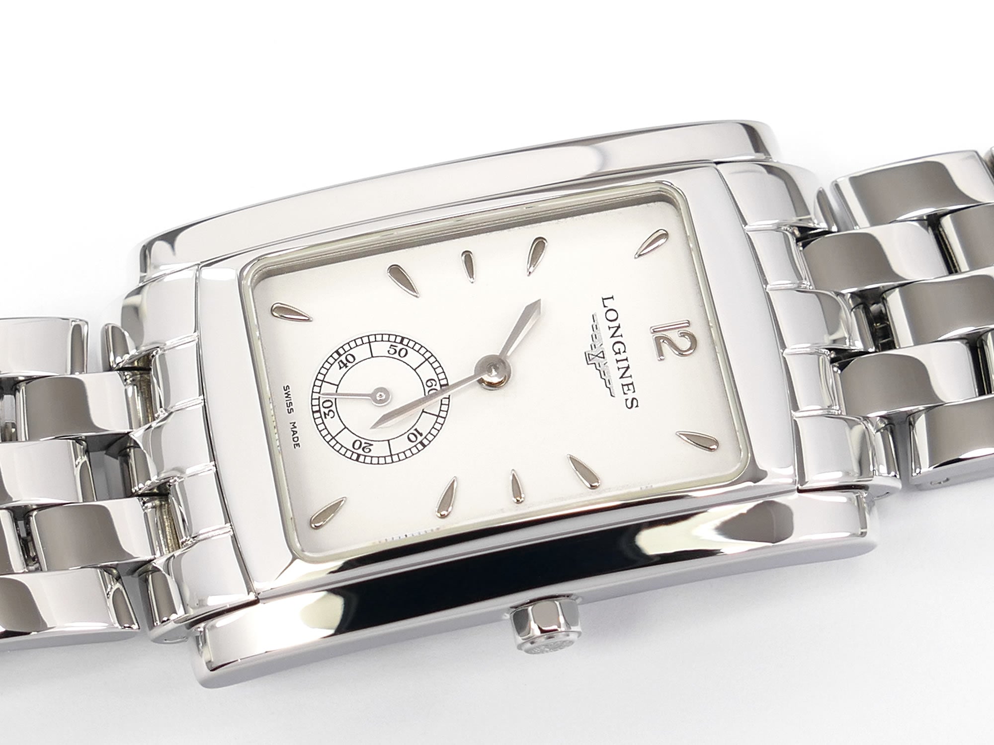 Longines DolceVita Rectangular White Dial L5.655.4.16.6 seconds sub dial