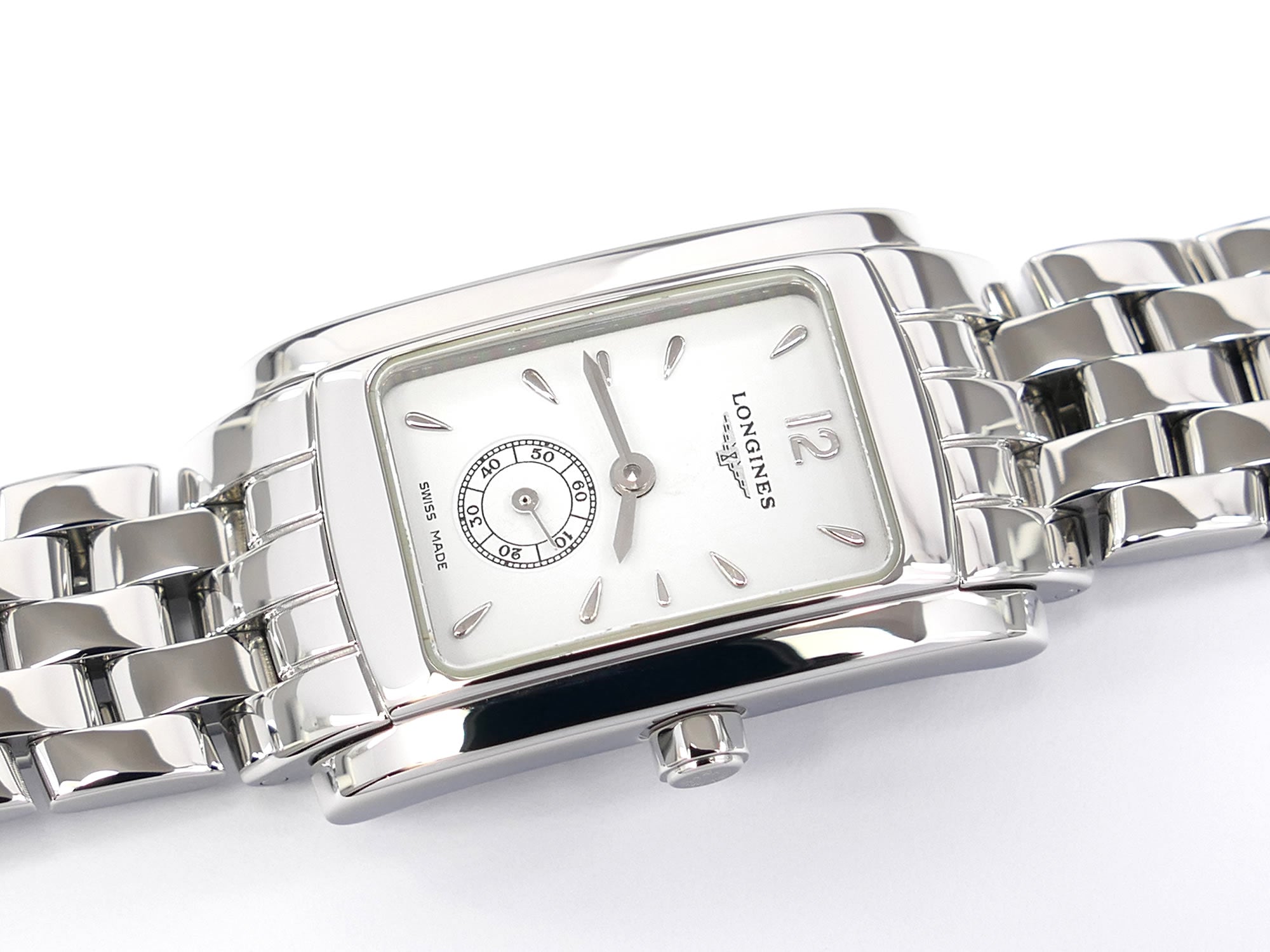 Longines DolceVita White Dial Rectangular L5.155.4.16.6