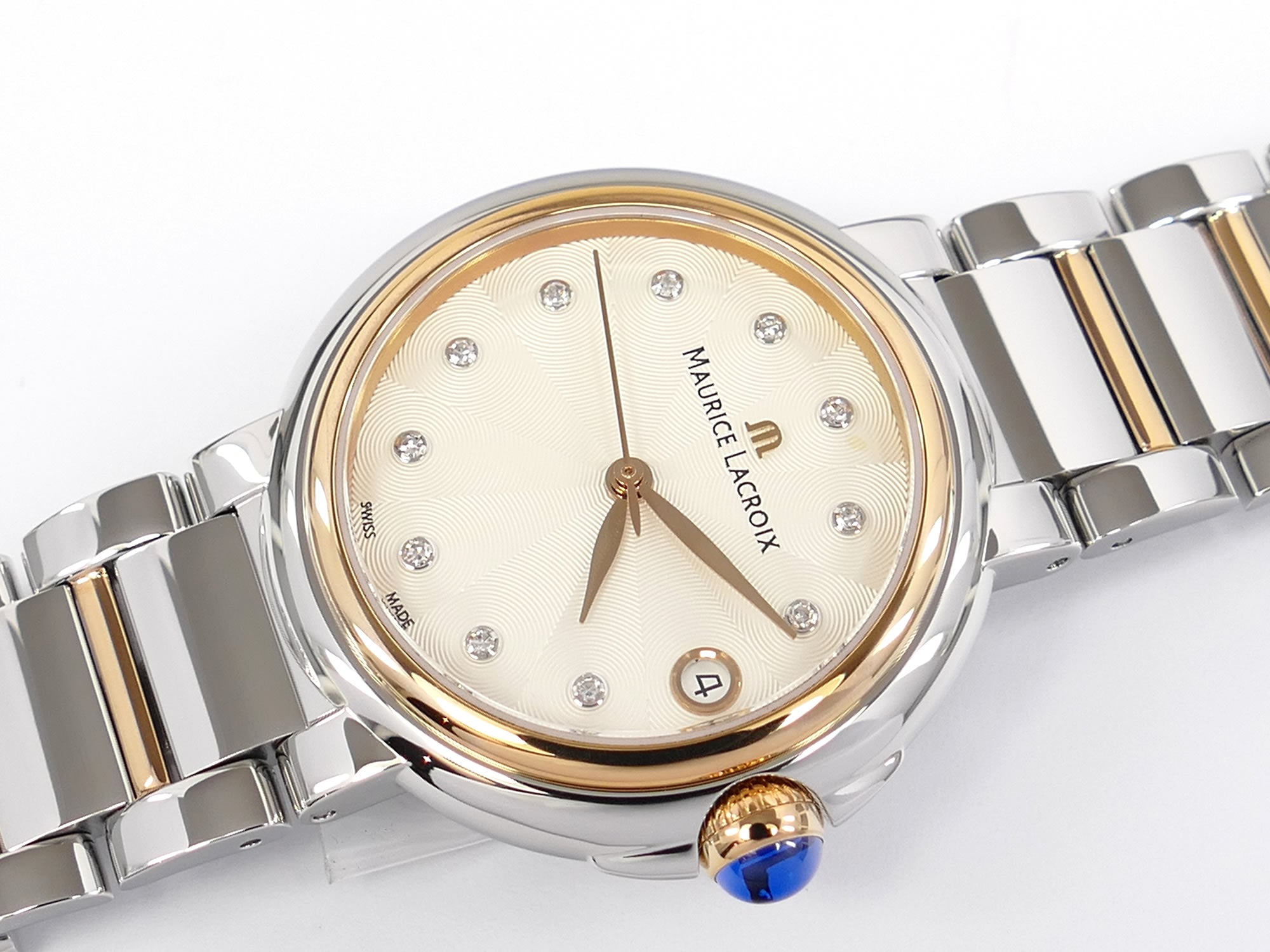 Maurice Lacroix Fiaba 11 Diamonds & Rose Gold PVD FA1004-PVP13-150-1