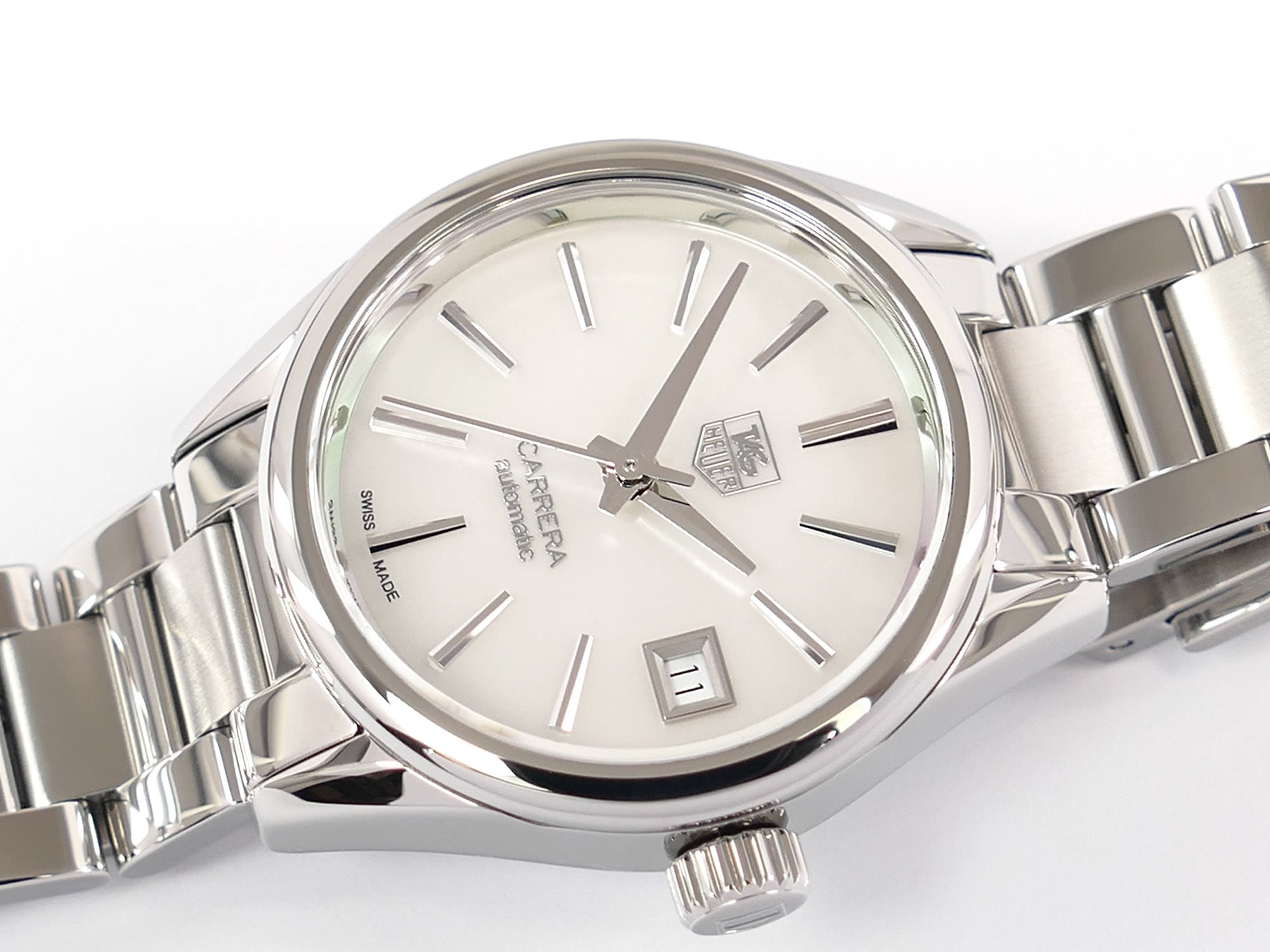 TAG Heuer Carrera WAR2411.BA0776 White Mother of Pearl Automatic