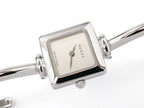 Gucci 1900L Silver Dial on Stainless Steel Bangle Quartz