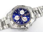 TAG Heuer Aquaracer Blue / Silver Dial Chronograph CAF1112.BA0803