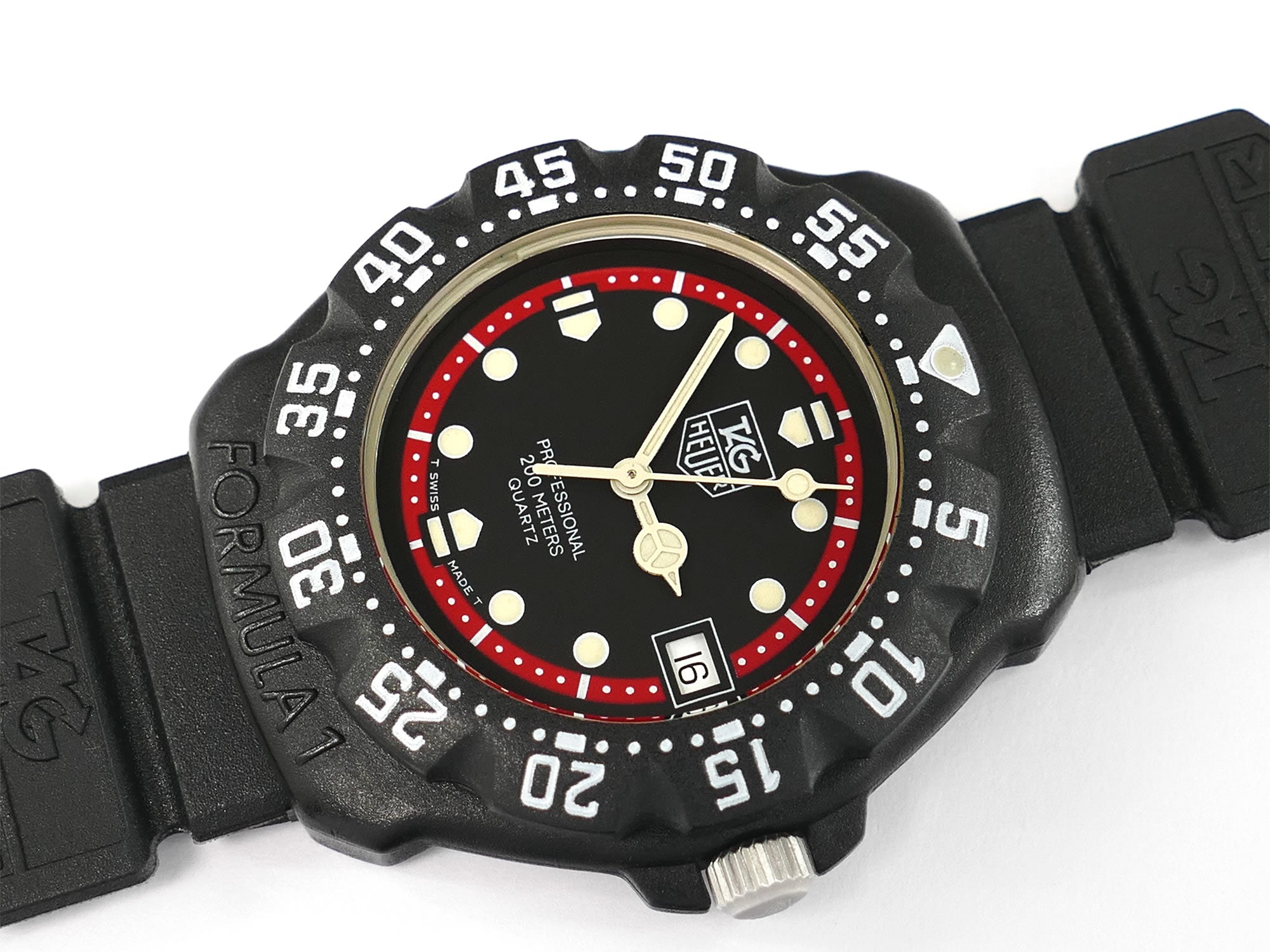 TAG Heuer Formula 1 383.513/1 Black Dial with red border