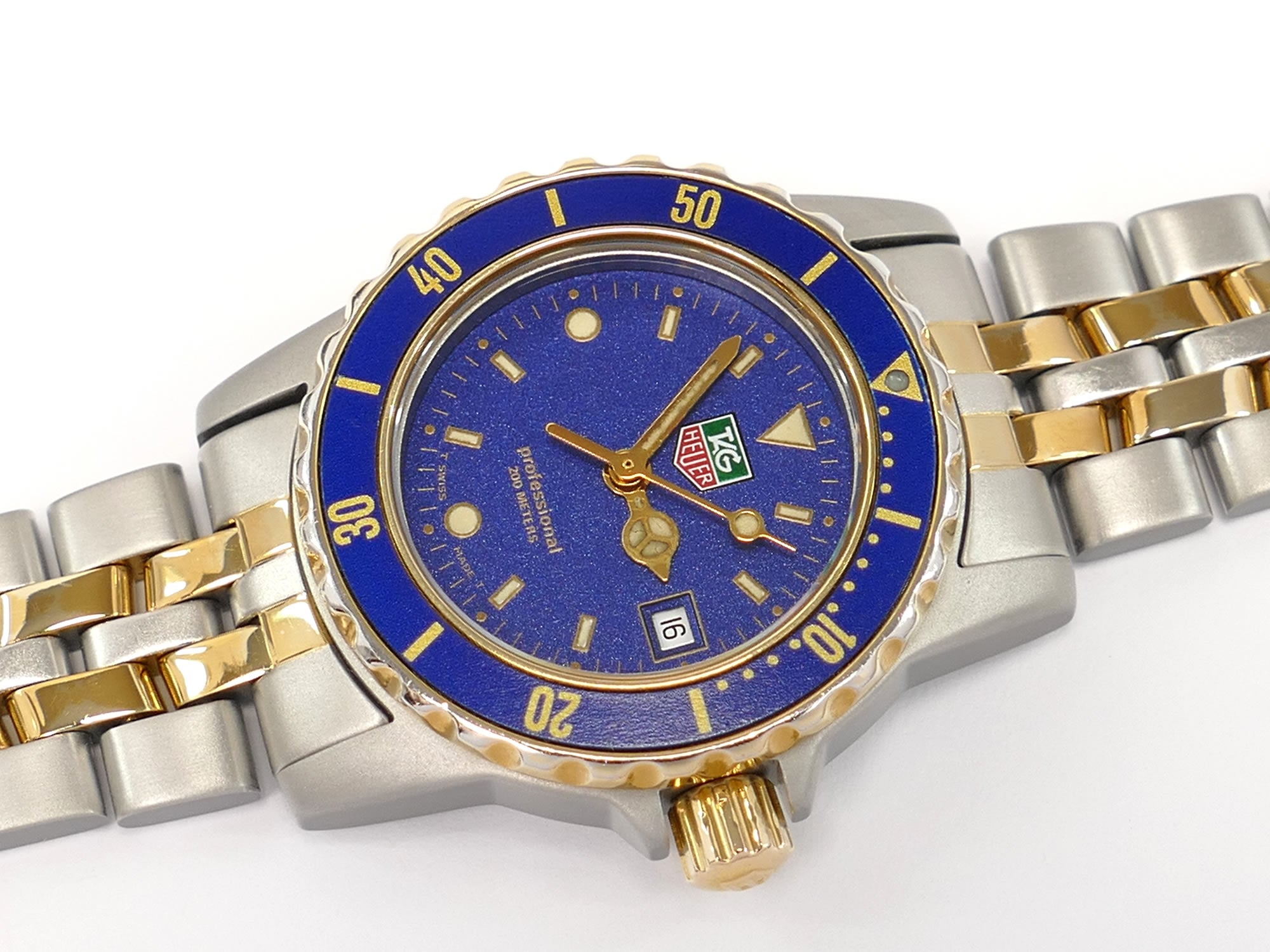 TAG Heuer 1500 WD1423-G-20 Blue Dial with 18k Gold Plating