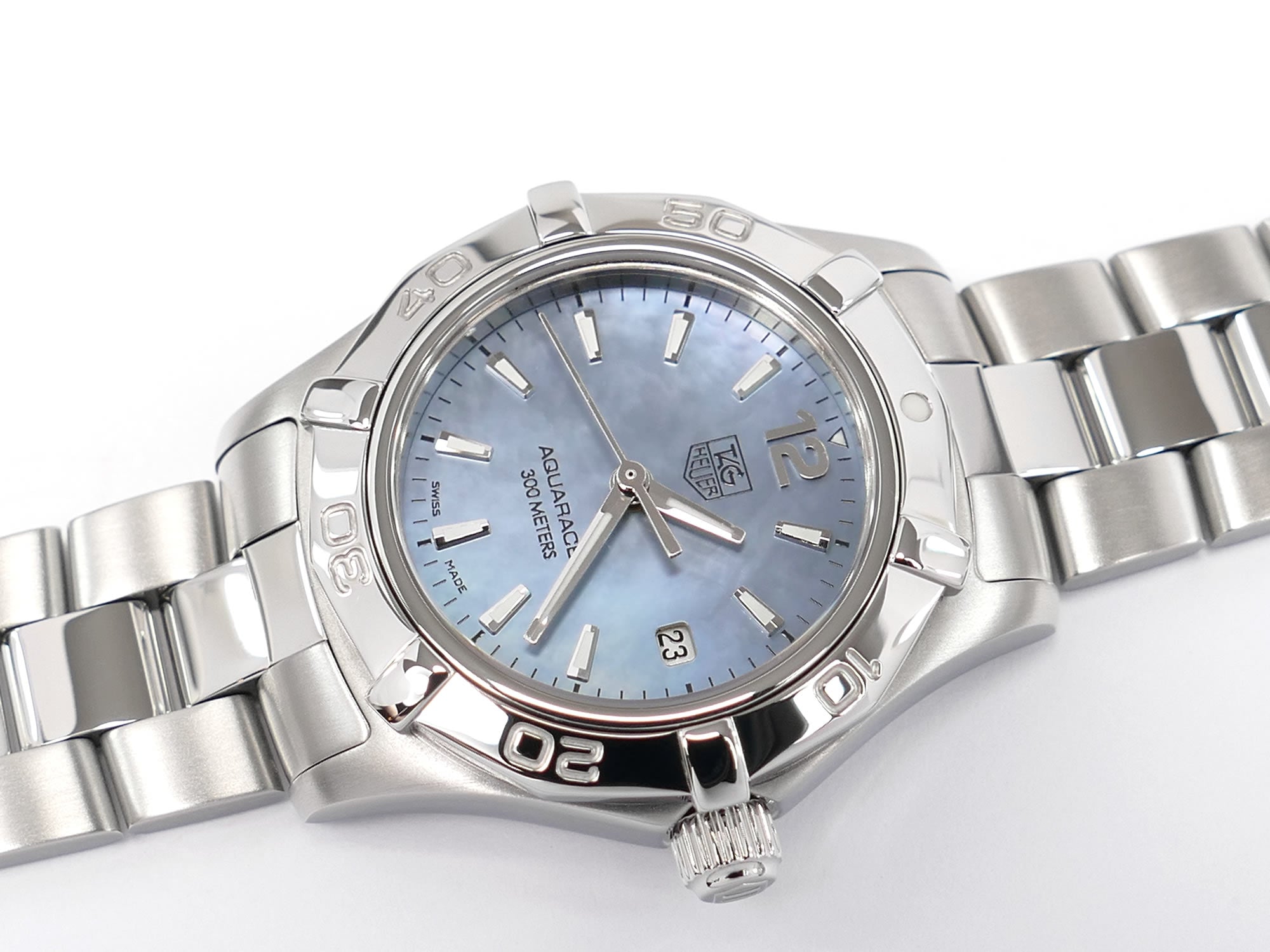 TAG Heuer Aquaracer Iridescent Mother of Pearl Dial WAF1417.BA0823