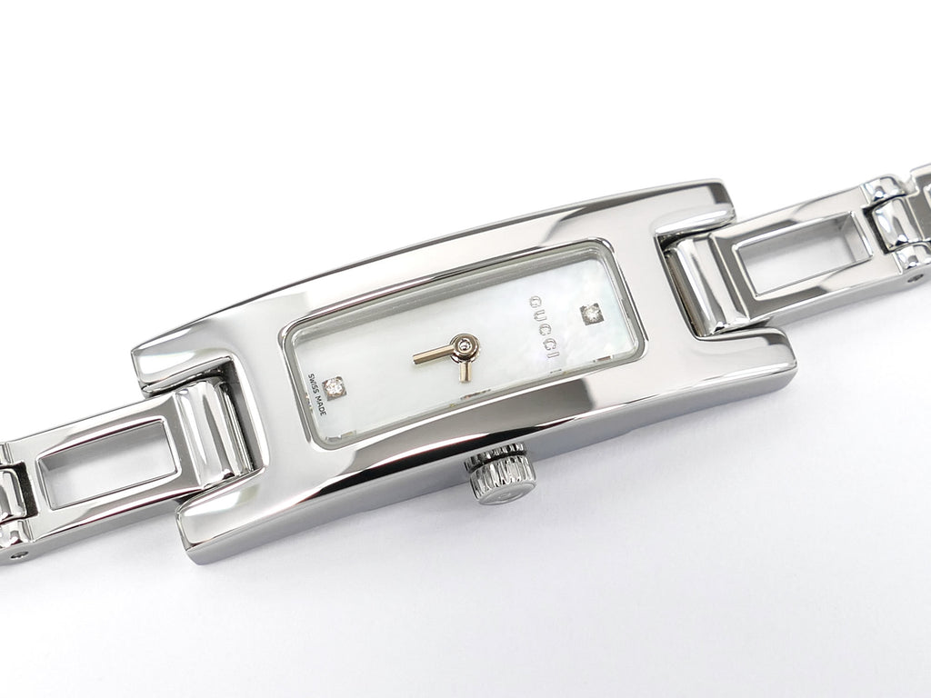 Gucci 3900L Mother of Pearl Dial with 2 Diamonds