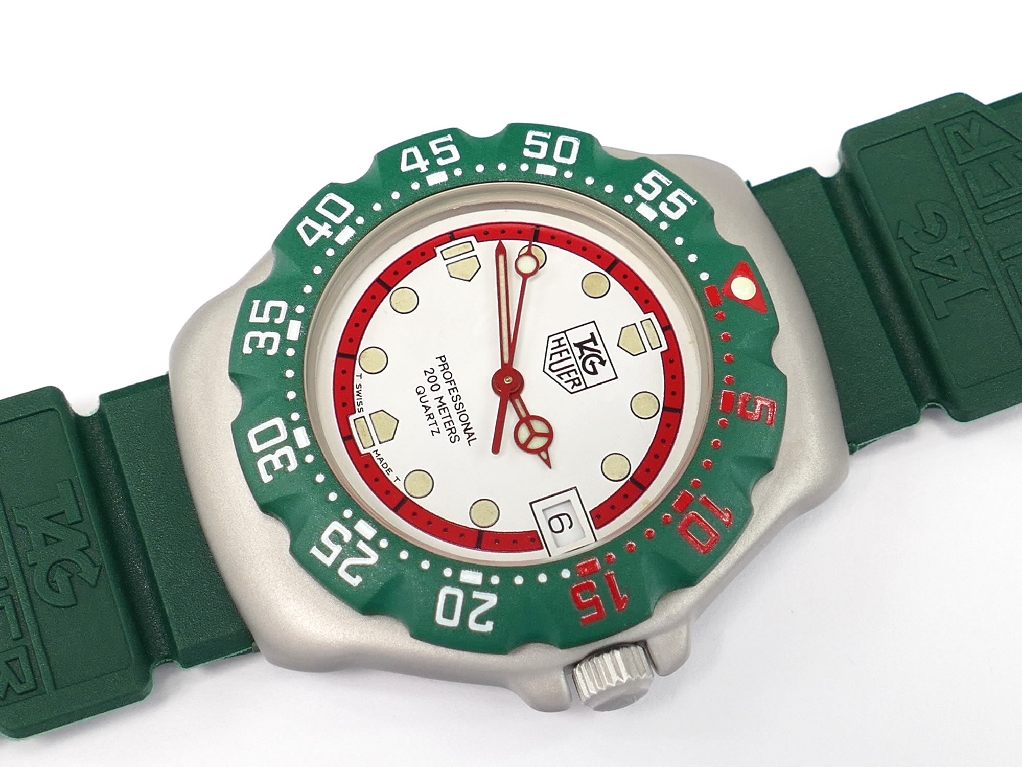 TAG Heuer Formula 1 Custom White with Red & Green Accents