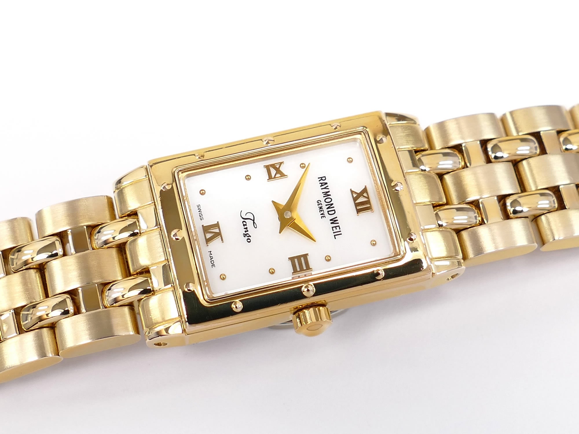 Raymond Weil Tango Mother of Pearl Dial 18k Gold Plated 5970-P-00915