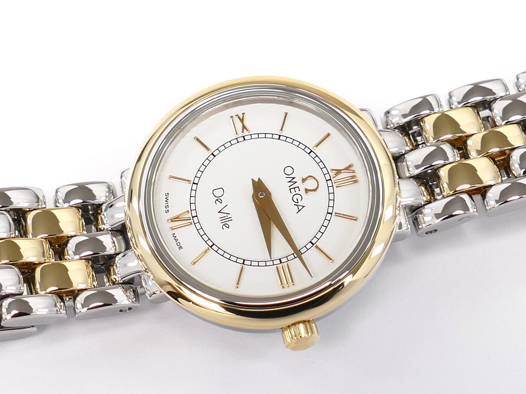Omega De Ville 7374.21.00 White Dial Quarter Arabic