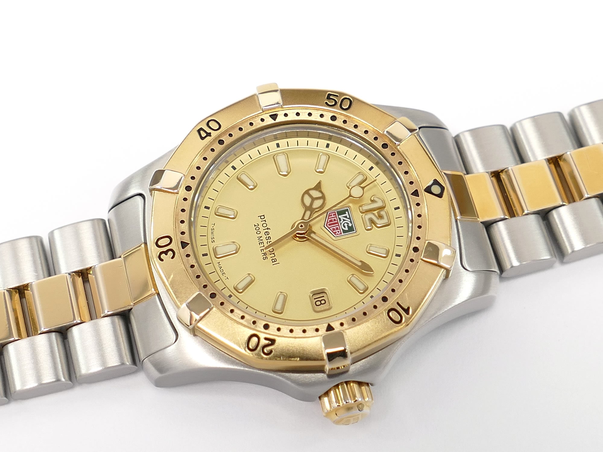 TAG Heuer 2000 Classic Champagne with 18k Gold WK1321.BB0316