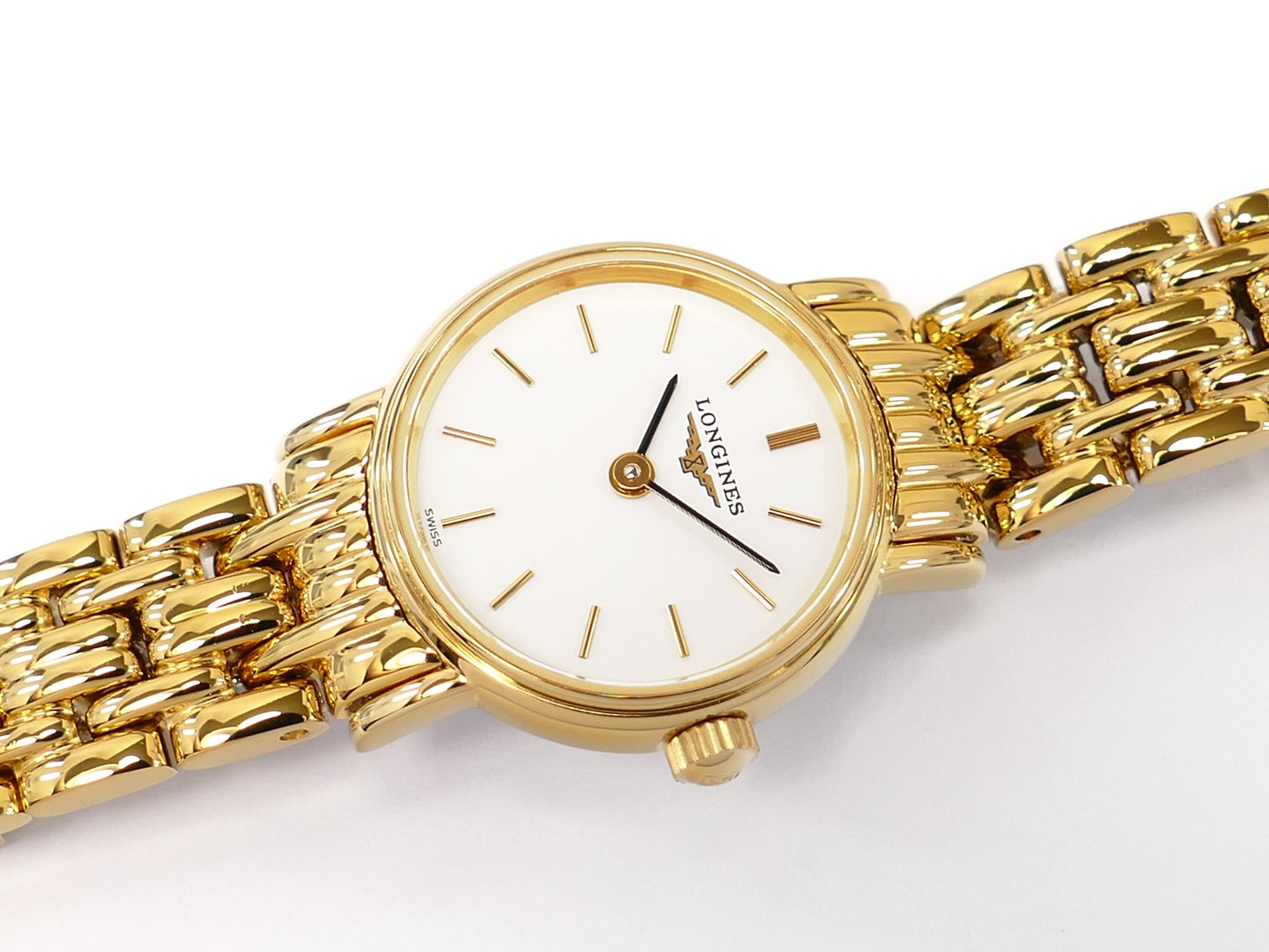 Longines Présence White Dial Gold PVD L4.219.2.12.8