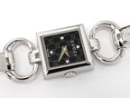 Gucci Tornabuoni Black Dial with 4 Diamonds YA120507