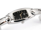 Tissot G345 Black Dial Tonneau Bangle