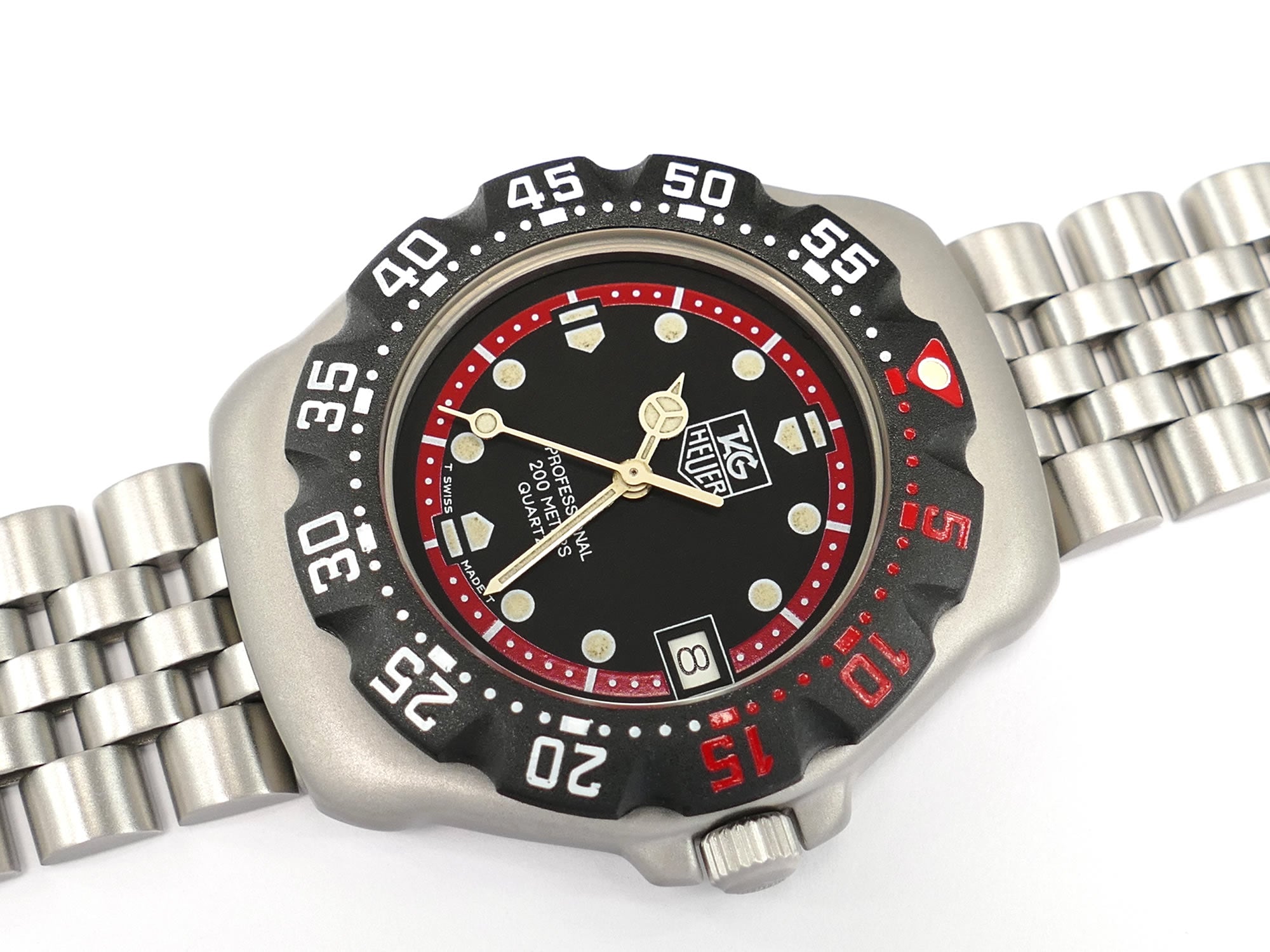 TAG Heuer Formula 1 WA1214 Black Mid Size Retro F1