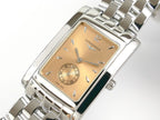 Longines DolceVita Copper L5.655.4.96.6 sunburst dial with seconds sub dial
