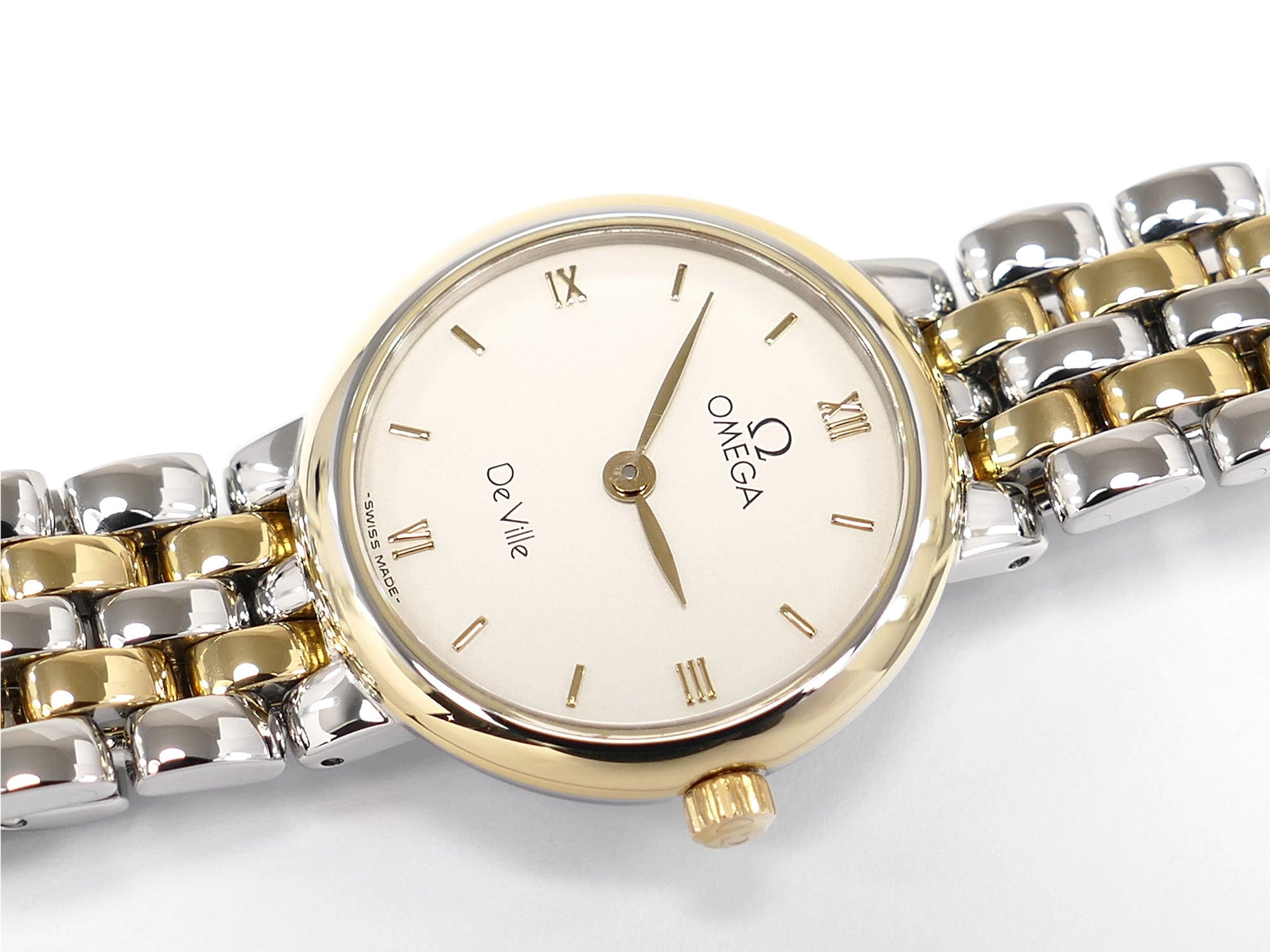 Omega De Ville 7260.33.00 Silver Dial with 18k Gold
