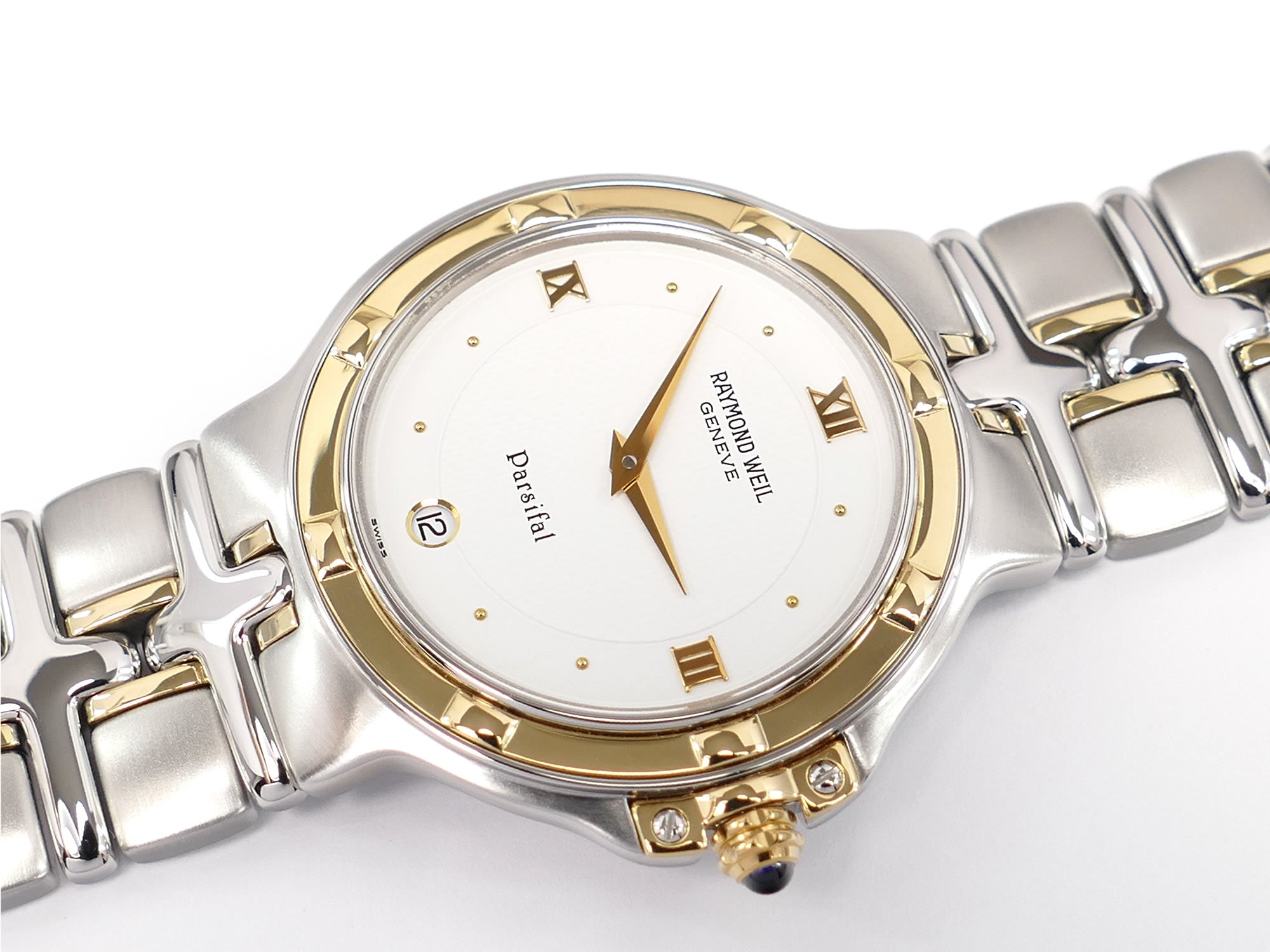 Raymond Weil Parsifal 9190 White Dial Quarter Roman Numerals