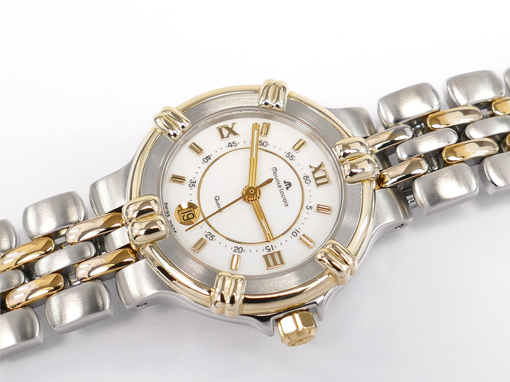 Maurice Lacroix Calypso 75326 White Dial quarter Roman Numerals