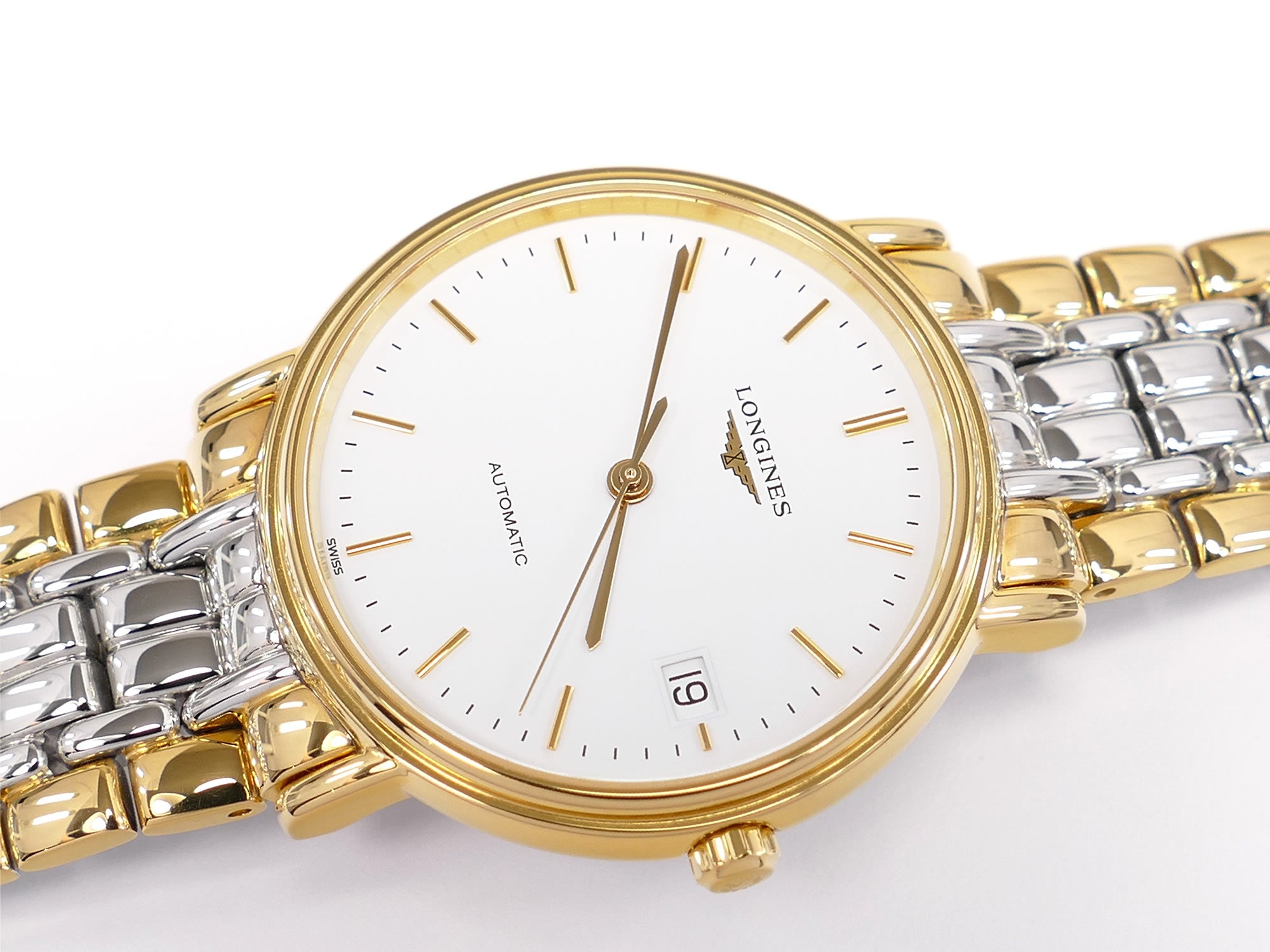 Longines Présence White Dial Automatic Gold PVD L4.821.2.12.7 Box