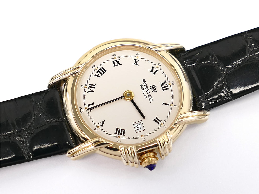 Raymond Weil Traditional 9955 Cream Dial 18k Gold Plated