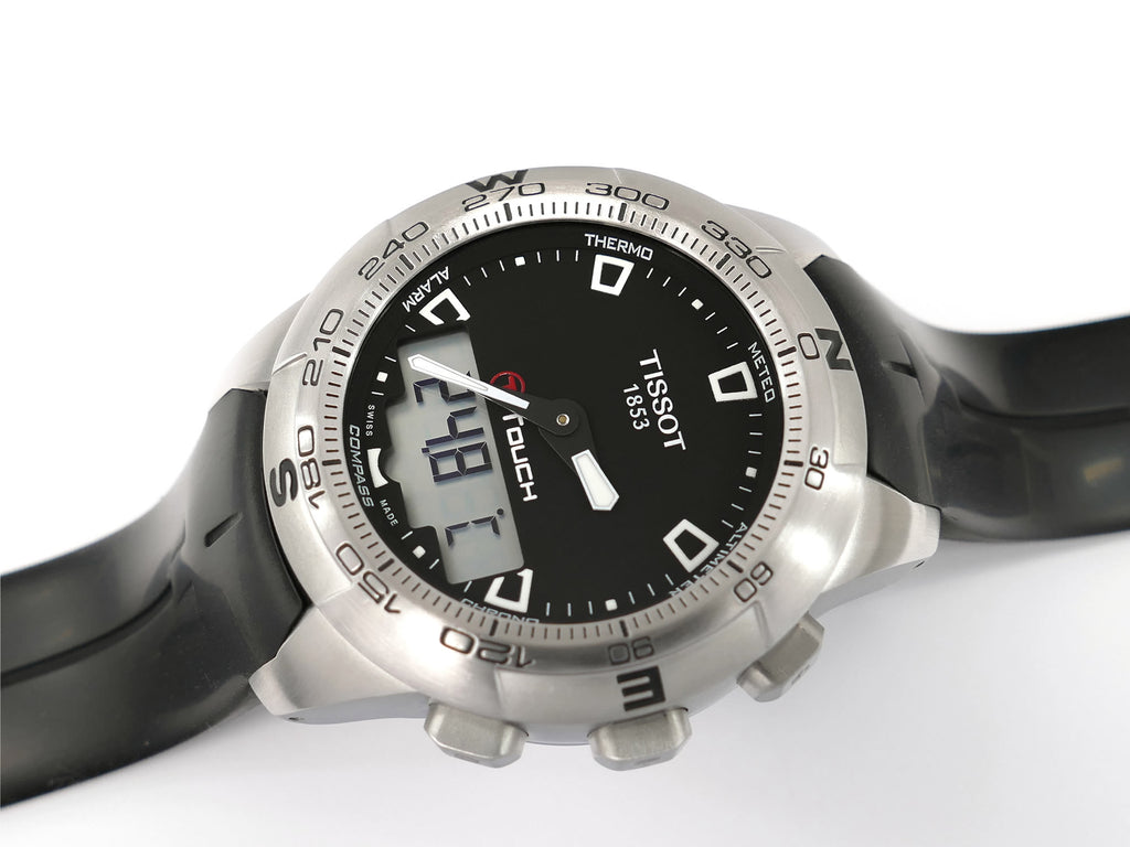 Tissot T-Touch II Black Stainless Steel Touch Screen T0474201705100A