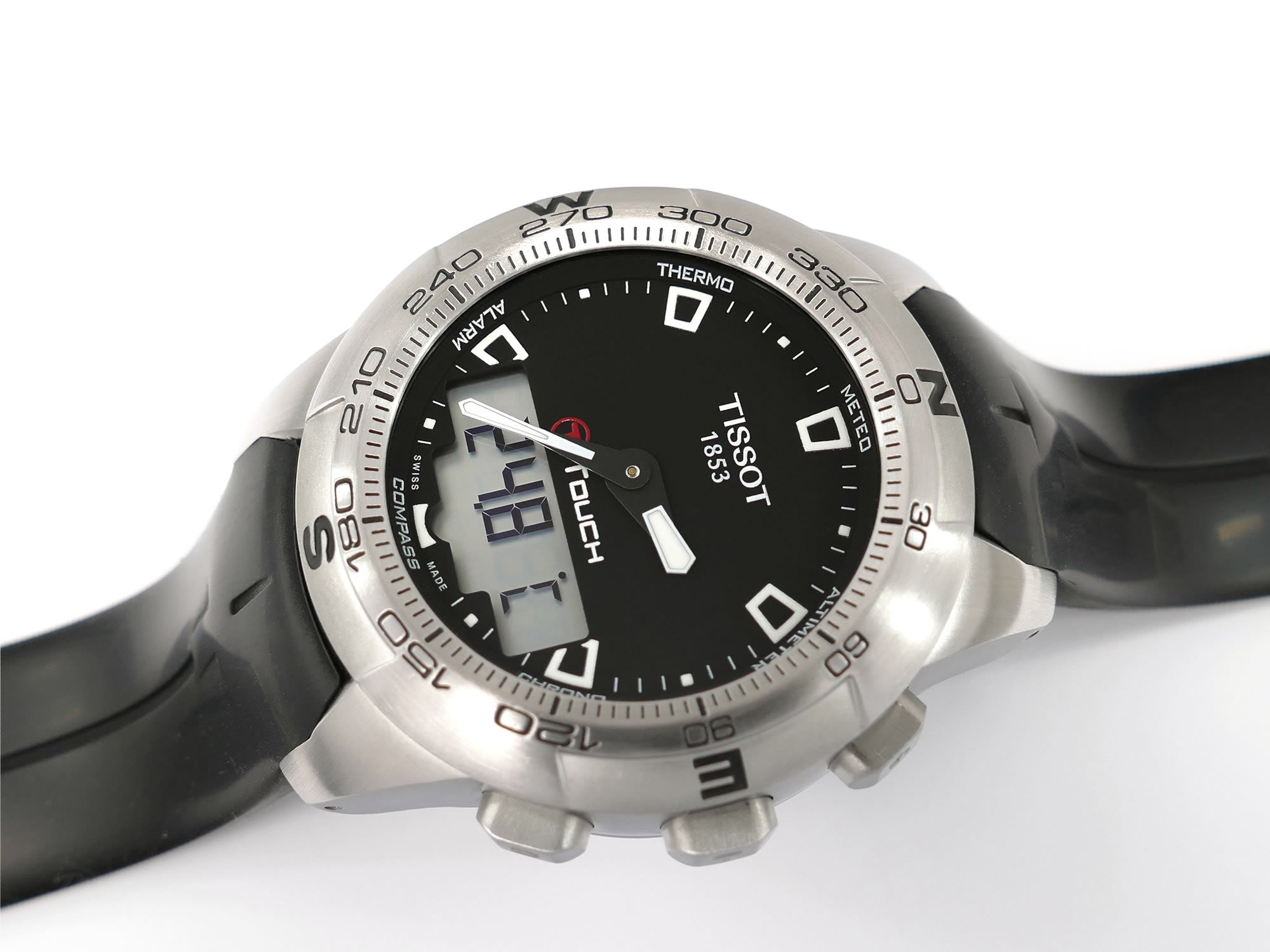 Tissot T-Touch II Black Stainless Steel Touch Screen T0474201705100A