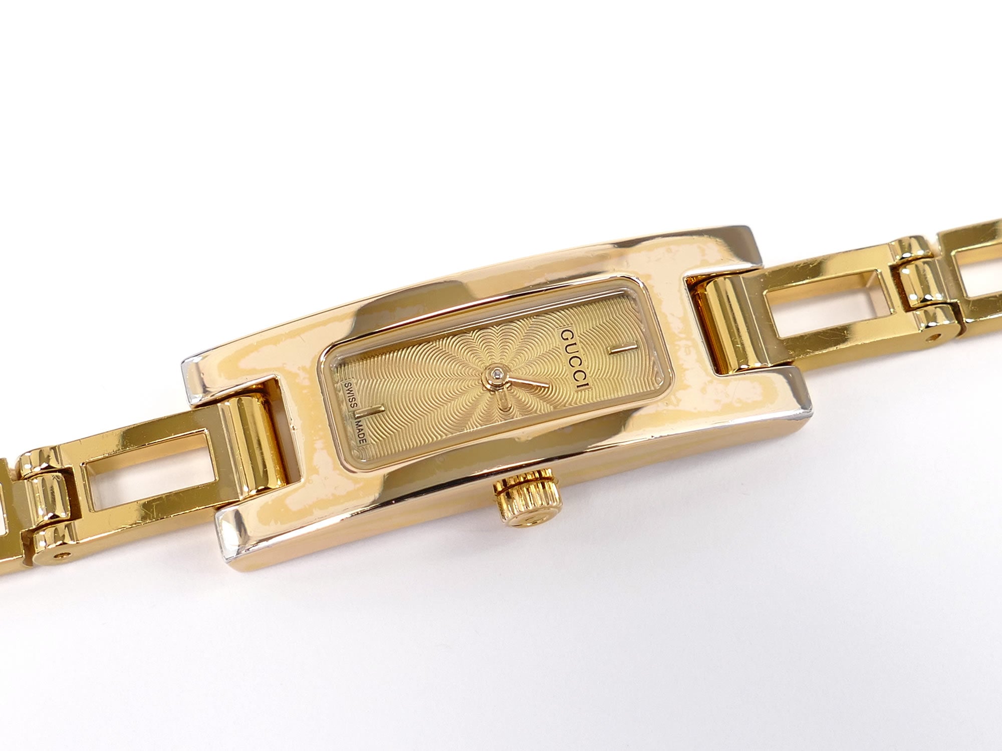 Gucci 3900L Champagne Dial 18k Gold Plated