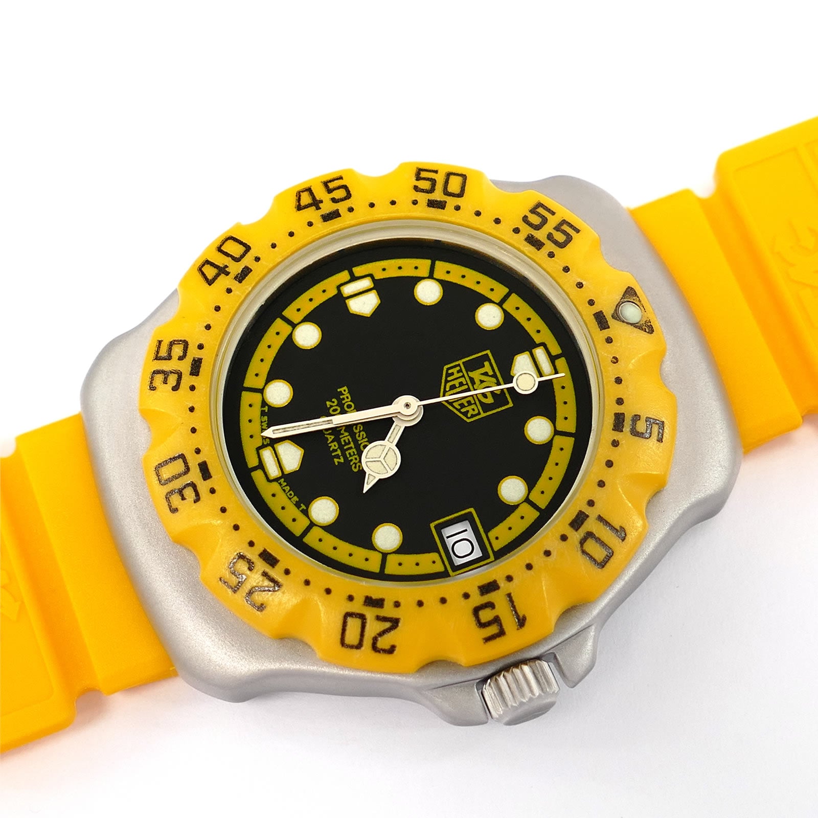TAG Heuer Formula 1 Black and Yellow dial like 380.513/1