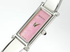 Gucci 1500 L Pink Mother of Pearl Dial rectangular