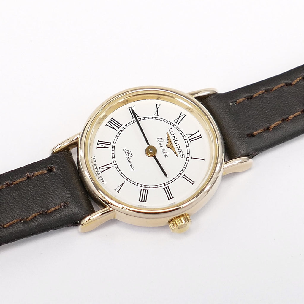 Longines Présence White Roman Numeral Dial