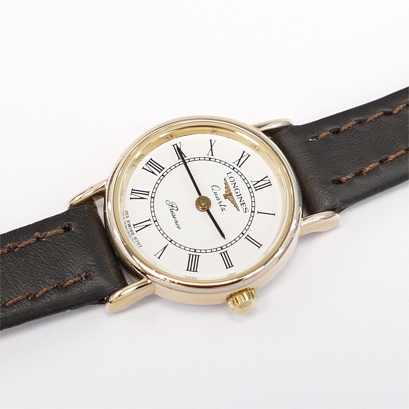 Longines Présence White Roman Numeral Dial